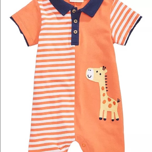 First Impressions~Cotton Giraffe Romper - Picture 4 of 4